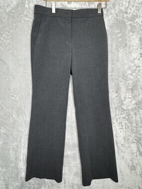 Ann Taylor Pants Womens 2P Petite Gray Stretch Twill Dress Career Work Office